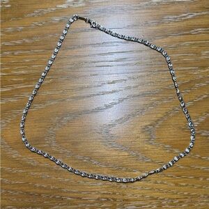 New Elegant Silver Necklace, New Year’s Theme